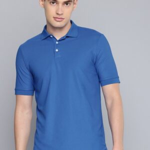 Skechers Polo T- Shirt Poly Cotton Royal Blue, Size S