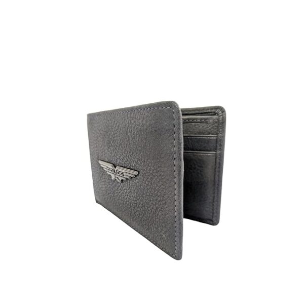 POLICE SPIKE SMALL CARD WALLET-NAVY