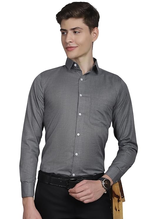 CROCODILE FORMAL SHIRTS GREY, M