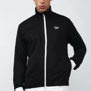 REEBOK MENS TRACKTOP, BLACK XS