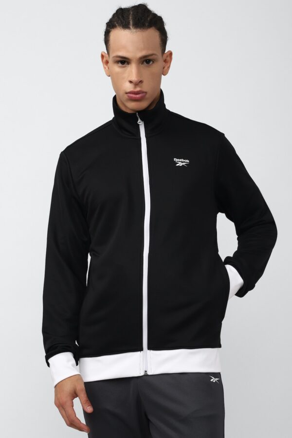 REEBOK MENS TRACKTOP, BLACK XS