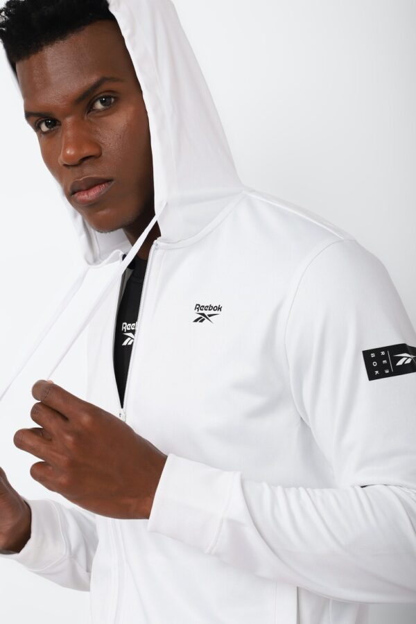 REEBOK MENS TRACKTOP, WHITE S