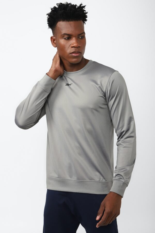 REEBOK MENS SWEATSHIRT, GREY S