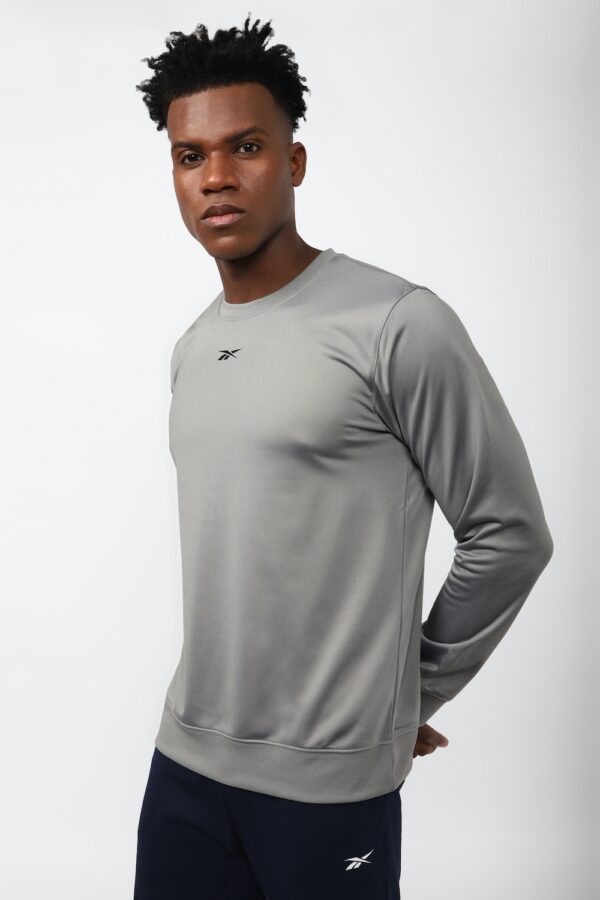 REEBOK MENS SWEATSHIRT, GREY S