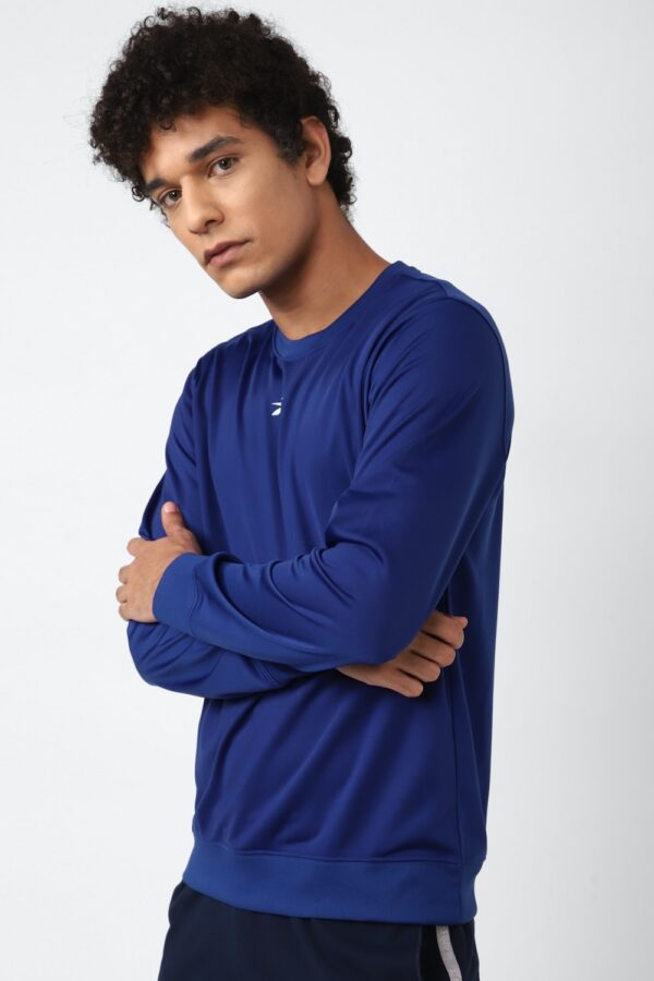 REEBOK MENS SWEATSHIRT, BLUE XS