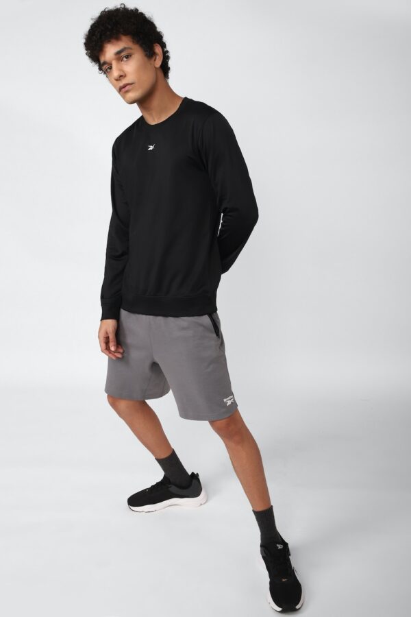 REEBOK MENS SWEATSHIRT, BLACK