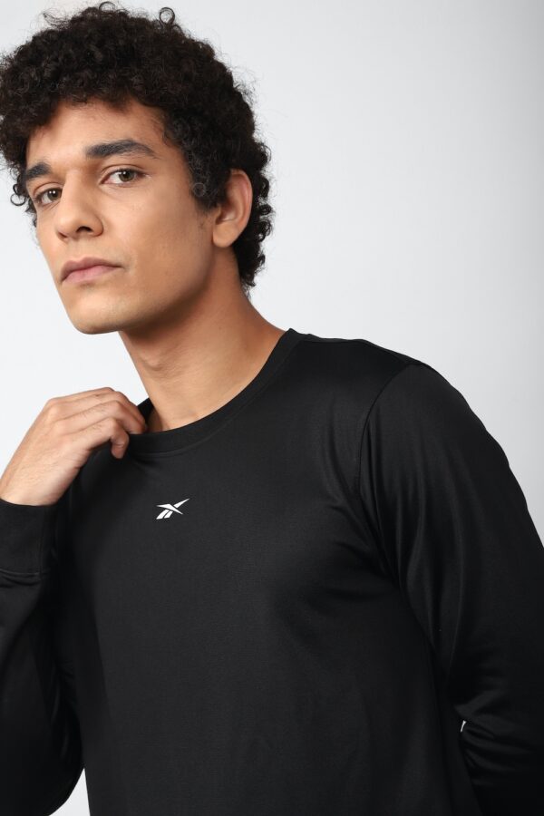 REEBOK MENS SWEATSHIRT, BLACK