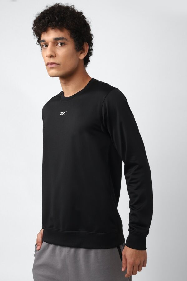 REEBOK MENS SWEATSHIRT, BLACK