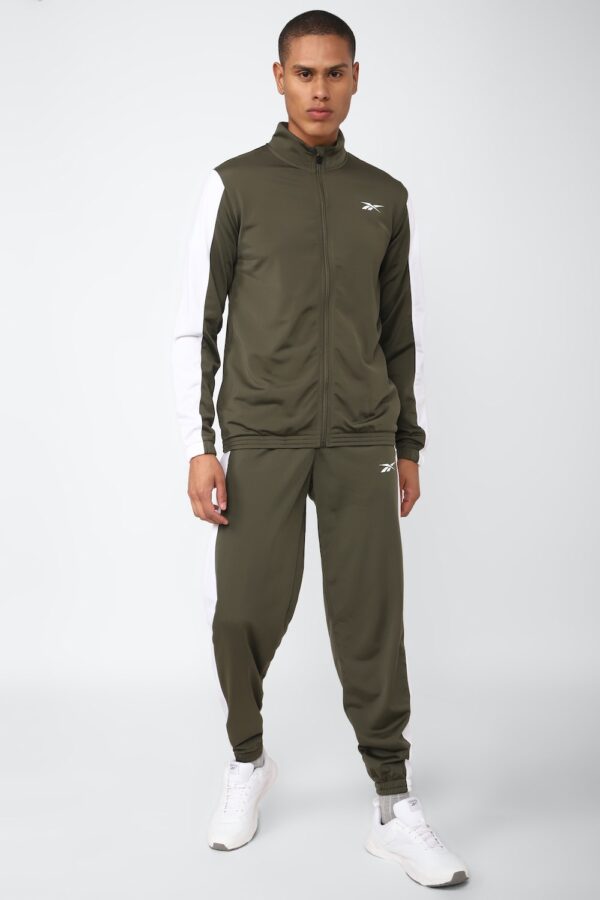 REEBOK MENS TRACKSUIT, OLIVE XS