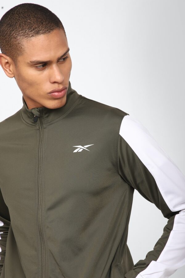 REEBOK MENS TRACKSUIT, OLIVE XS