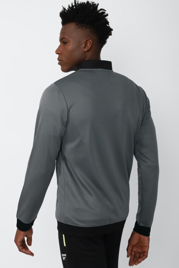 REEBOK MENS TRACK TOP, GREY XS