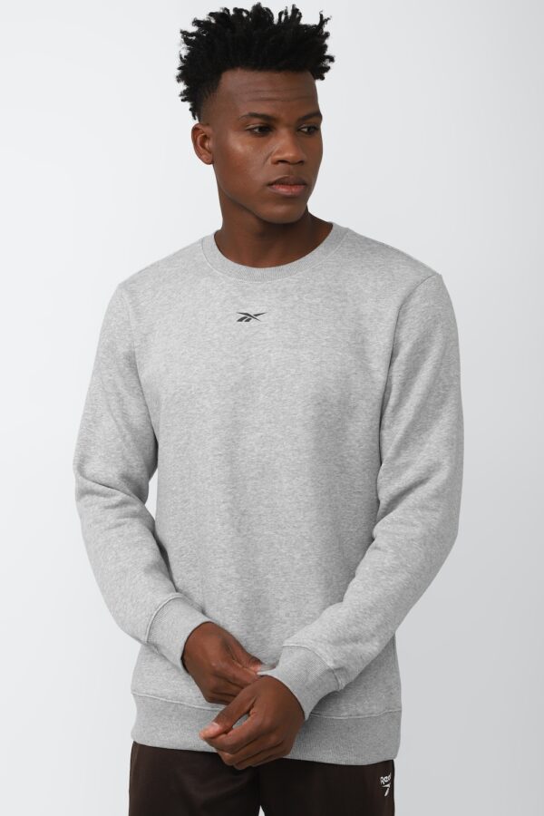 REEBOK MENS SWEATSHIRT, GREY XS