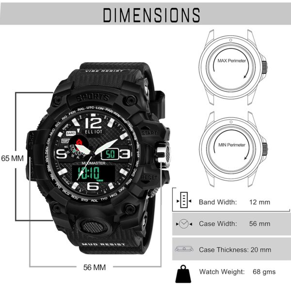 Elliot Men Ana-Digi Sport Watch, EWM-SPORTS-III 020407