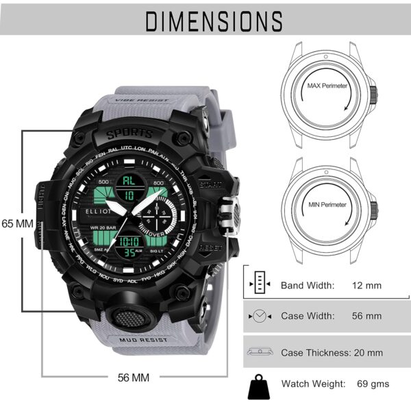 Elliot Men Ana-Digi Sport Watch, EWM-SPORTS-IV 020702