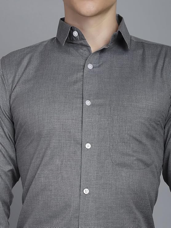 CROCODILE FORMAL SHIRTS GREY, M