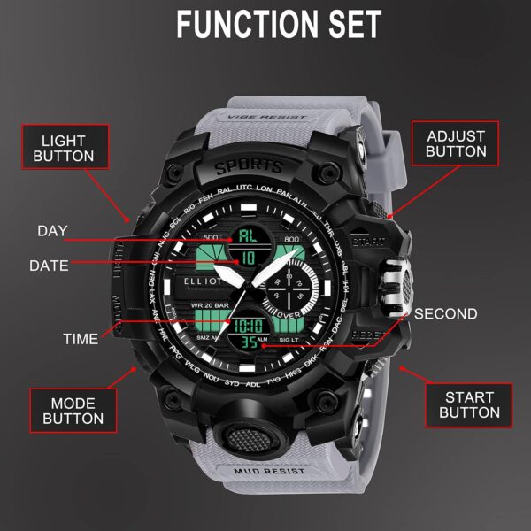 Elliot Men Ana-Digi Sport Watch, EWM-SPORTS-IV 020702