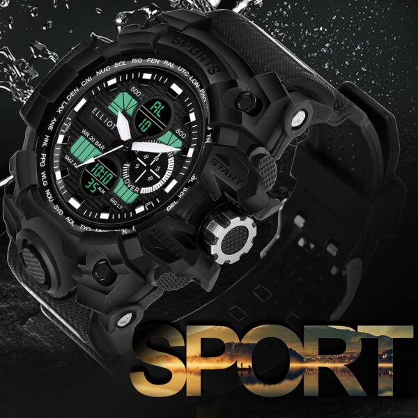 Elliot Men Ana-Digi Sport Watch, EWM-SPORTS-VI 020202