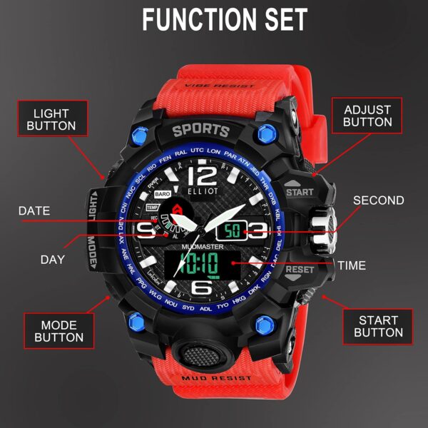 Elliot Men Ana-Digi Sport Watch, EWM-SPORTS-III 020803