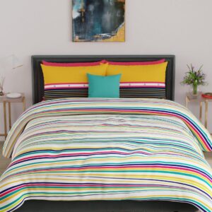 Rainbow Super King Size bedsheet BEIN-9047