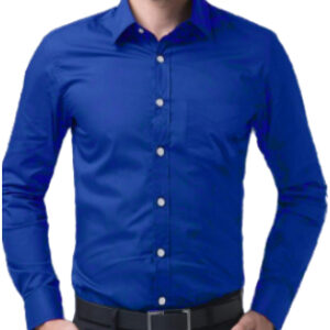 BENETTON UCB MAN'S SHIRT ROYAL BLUE 3XL