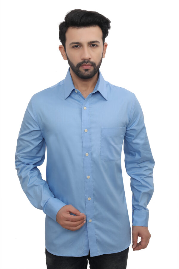 Arrow Easy Care Oxford Men Shirt Light Blue XL