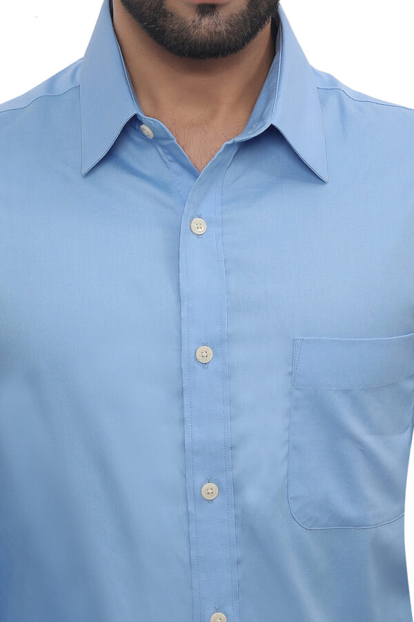 Arrow Easy Care Oxford Men Shirt Light Blue XL