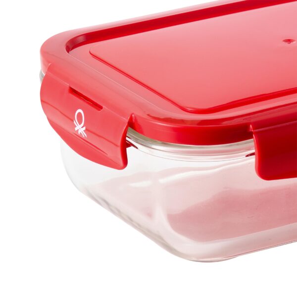 SQUARE FOOD CONTAINER Red