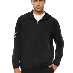 Hummel VICTOR WINDBREAKER JACKET MRP 3299/- Black