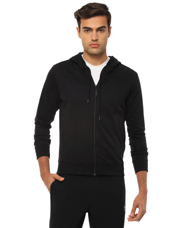 Hummel ELWIN ZIPPER HOODIE MRP 3399/- Black