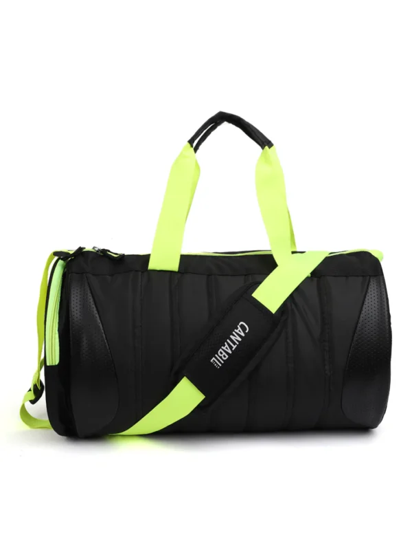 CANTABIL ITALY GYM BAG – PARROT GREEN & BLACK COMBINATION