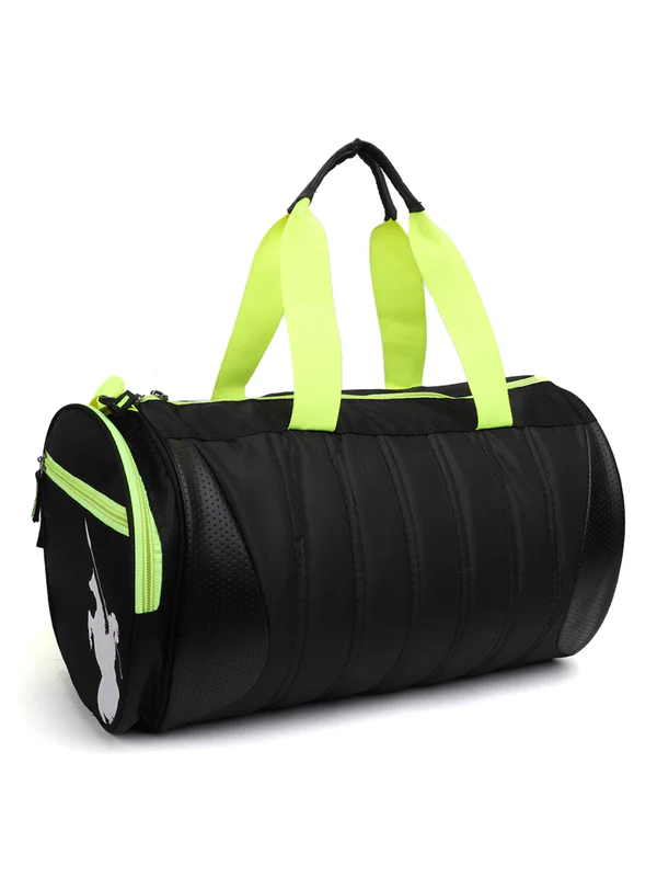 CANTABIL ITALY GYM BAG – PARROT GREEN & BLACK COMBINATION