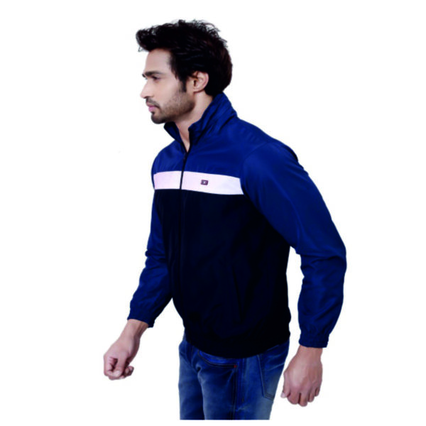 Monte Carlo Biker Hoody, Navy With Blue M