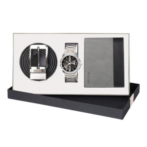 ELLIOT GIFT SET OF 3, BELT, WALLET & WATCH, EBWW-MG-0209-AST-XII-020707-ZEUS-0207