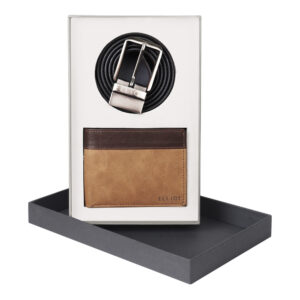 ELLIOT GIFT SET OF 2, WALLET & BELT, EWB-ZEUS-0909-MG-0209