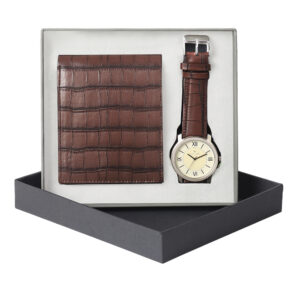 ELLIOT GIFT SET OF 2, WALLET & WATCH,, EWW-CROCO-09ASP-010907-09