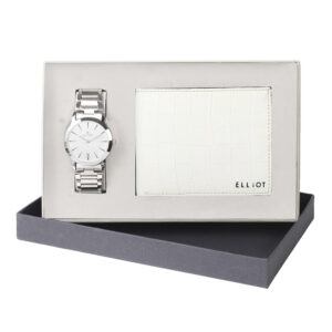 ELLIOT GIFT SET OF 2, WALLET & WATCH,, EWW-POLO-101-CROCO-01