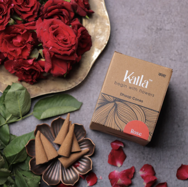 KALLA Dhoop Cones - Rose