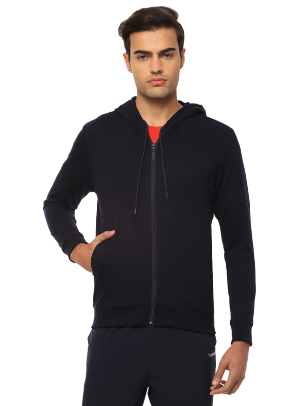 Hummel ELWIN ZIPPER HOODIE MRP 3399/- Blue