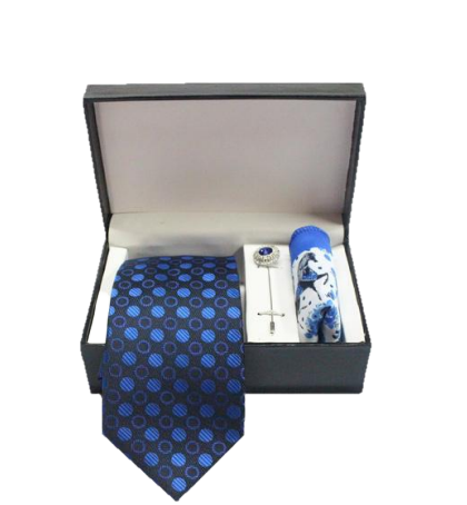 CANTABIL ITALY, TIE, LABEL, PIN & POCKET SQUARE/SCARF COMBO