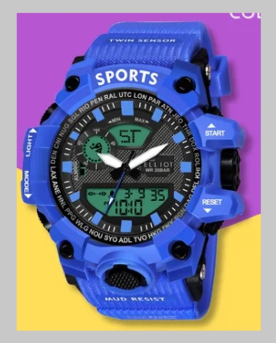 Elliot Men Ana-Digi Sport Watch, EWM-SPORTS-VI 020303