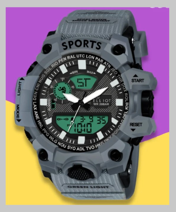 Elliot Men Ana-Digi Sport Watch, EWM-SPORTS-VI 020707