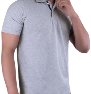 BENETTONUCB POLO POLYSTER COTTON T-SHIRT GREY 3XL