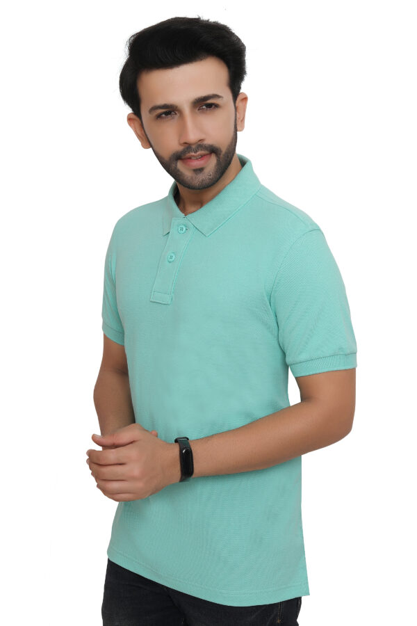 Polo Tshirt, Jade Green