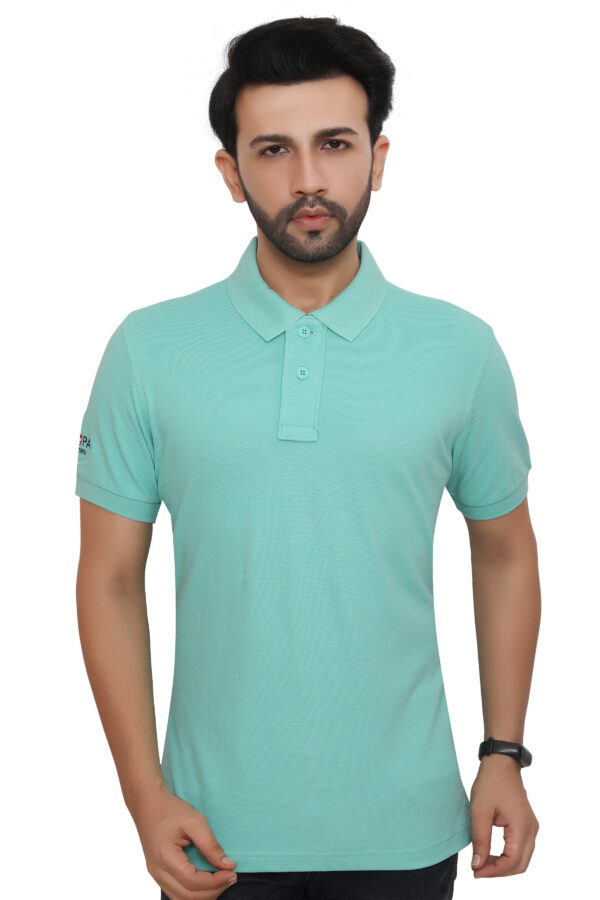 Polo Tshirt, Jade Green