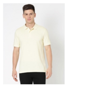 REEBOK POLO COTTON T-SHIRT REGULER FIT, Beige