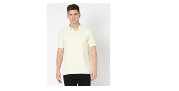 REEBOK POLO COTTON T-SHIRT REGULER FIT, Beige