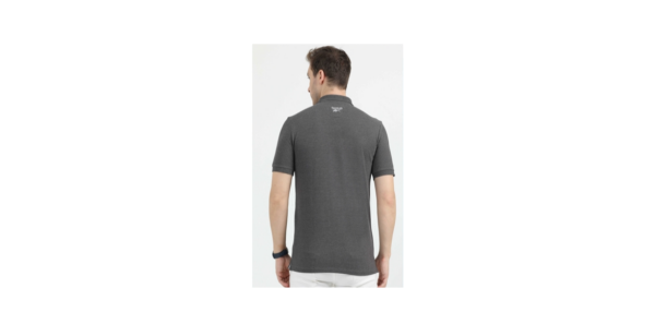 REEBOK ROUND NECK T-SHIRT REGULAR FIT, CHARCOAL GREY