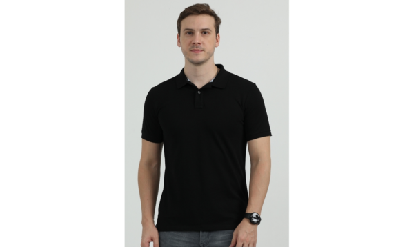 REEBOK ROUND NECK T-SHIRT REGULAR FIT, BLACK