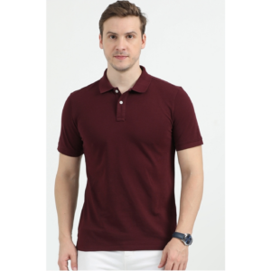 REEBOK ROUND NECK T-SHIRT REGULAR FIT, MAROON