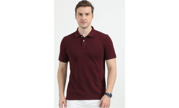 REEBOK ROUND NECK T-SHIRT REGULAR FIT, MAROON